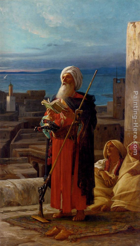 La Priere Du Soir A Tanger painting - Jean-Jules-Antoine Lecomte du Nouy La Priere Du Soir A Tanger art painting